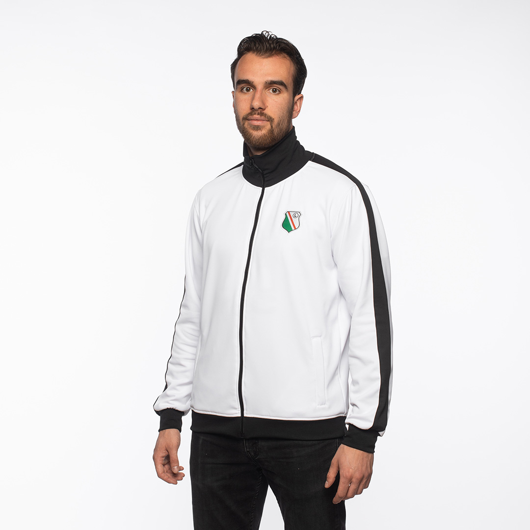 Bia A Dresowa Bluza Rozsuwana Z Herbem Legia Warszawa Fanstore