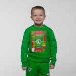 Zielona bluza eLka boisko LET'S PLAY - 92