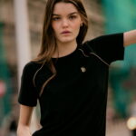 Koszulka czarna damska Syrenka Legia ROMA YANOTA - XS/S