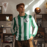 Koszulka polo z długim rękawem Legia Warszawa - Kolekcja Lucjana Brychczego - L