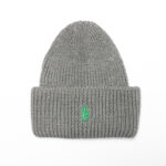 Szara czapka zimowa z Syrenką unisex