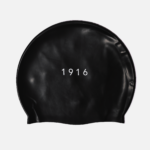 Czarny silikonowy czepek pływacki 1916