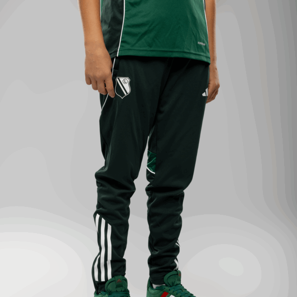 Spodnie zielone junior treningowe adidas Tiro 25 Legia Warszawa - JI6580