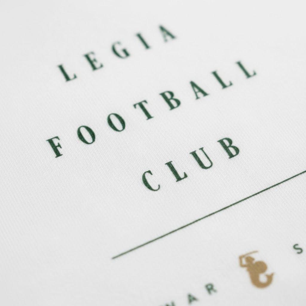 Biała Koszulka Legia Football Club Warsaw z Haftem Syrenki