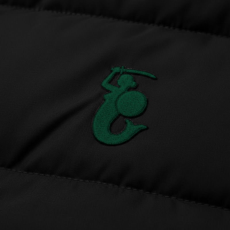 Czarny Bezrękawnik Z Haftem Syrenki