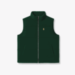 Zielony Bezrękawnik Z Haftem Syrenki - M