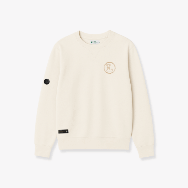 Kremowa Bluza Crewneck Football Club LW 1916