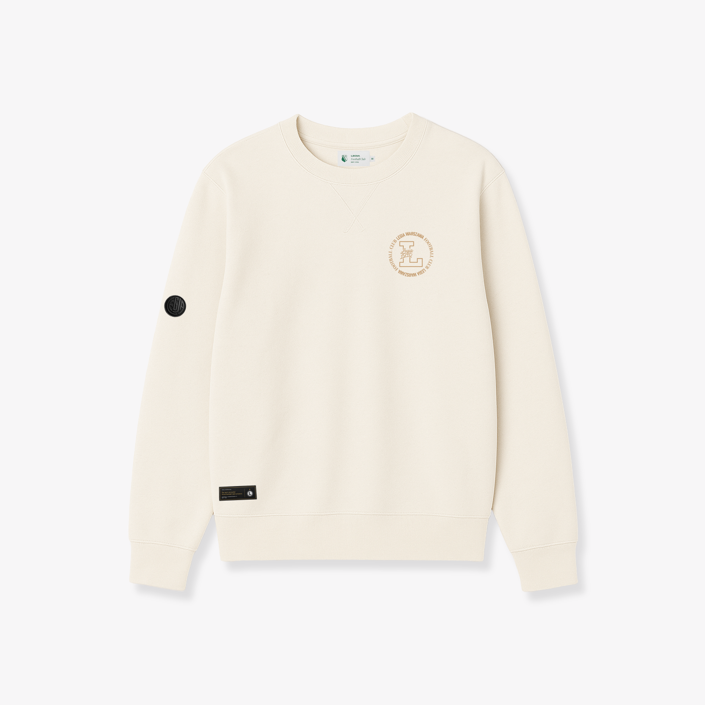 Kremowa Bluza Crewneck Football Club LW 1916