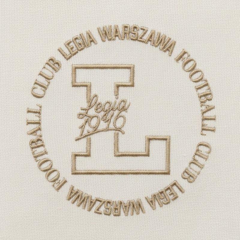 Kremowa Bluza Crewneck Football Club LW 1916