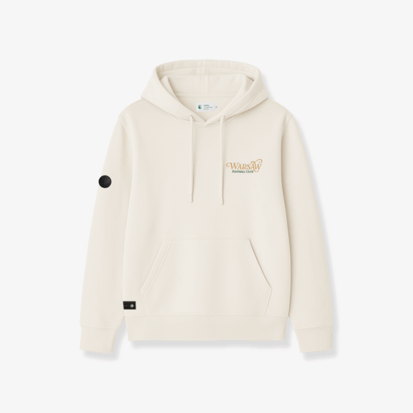 Beżowa bluza Warsaw Football Club z Syrenką