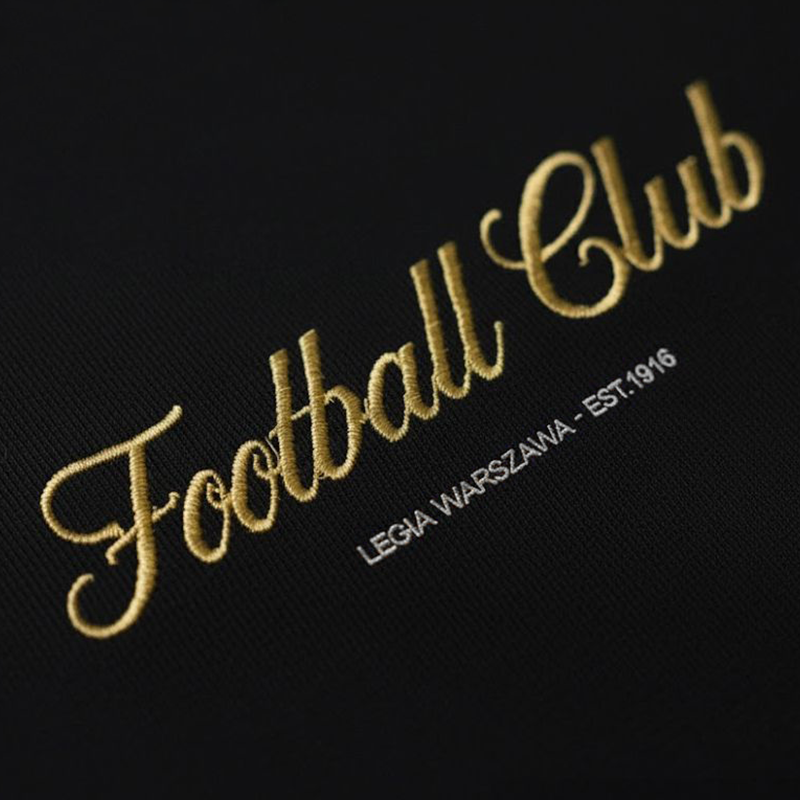 Czarna Koszulka Football Club Legia Warszawa est.1916