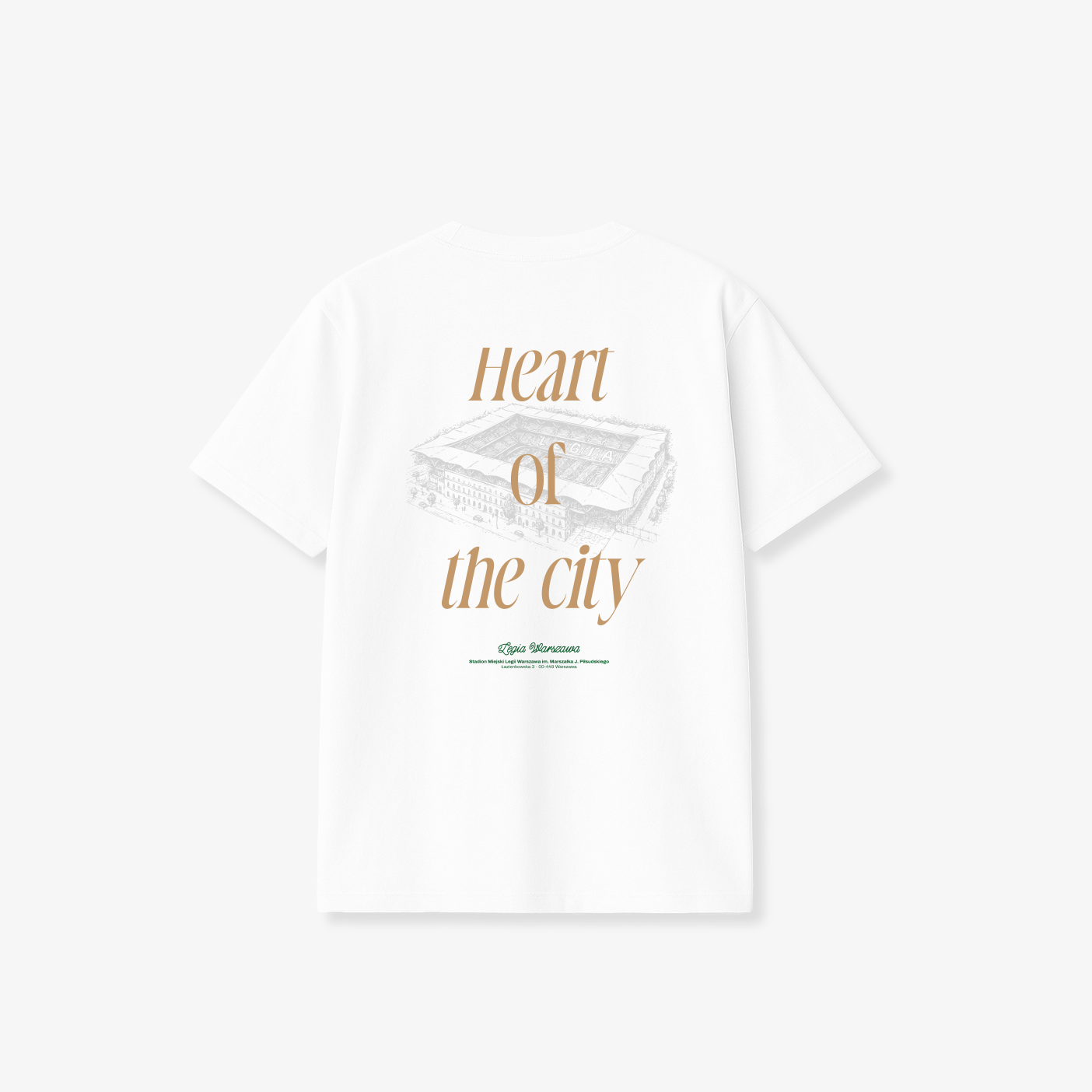 Biała Koszulka Heart of the City Ł3