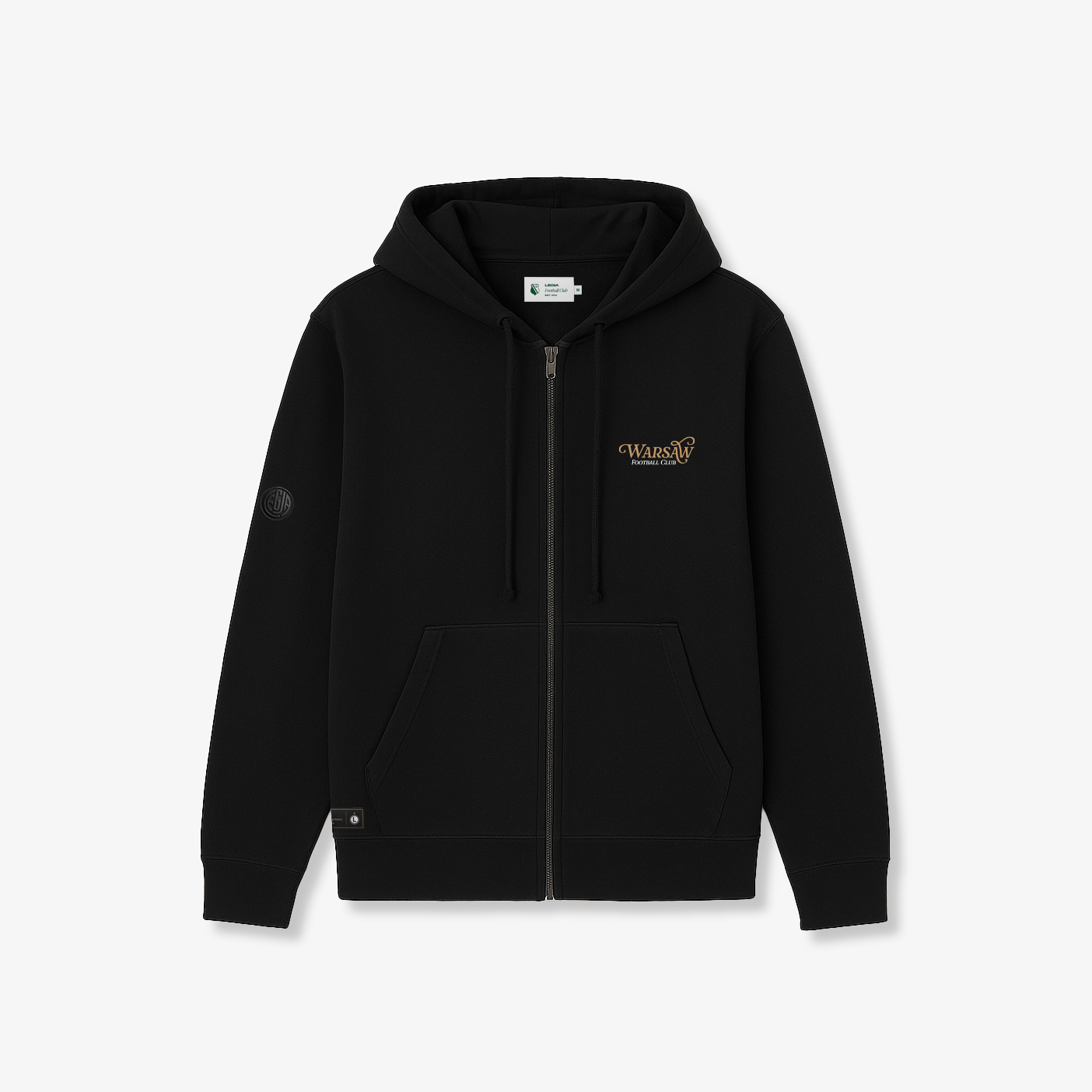 Czarna Bluza z Kapturem Warsaw Football Club 1916