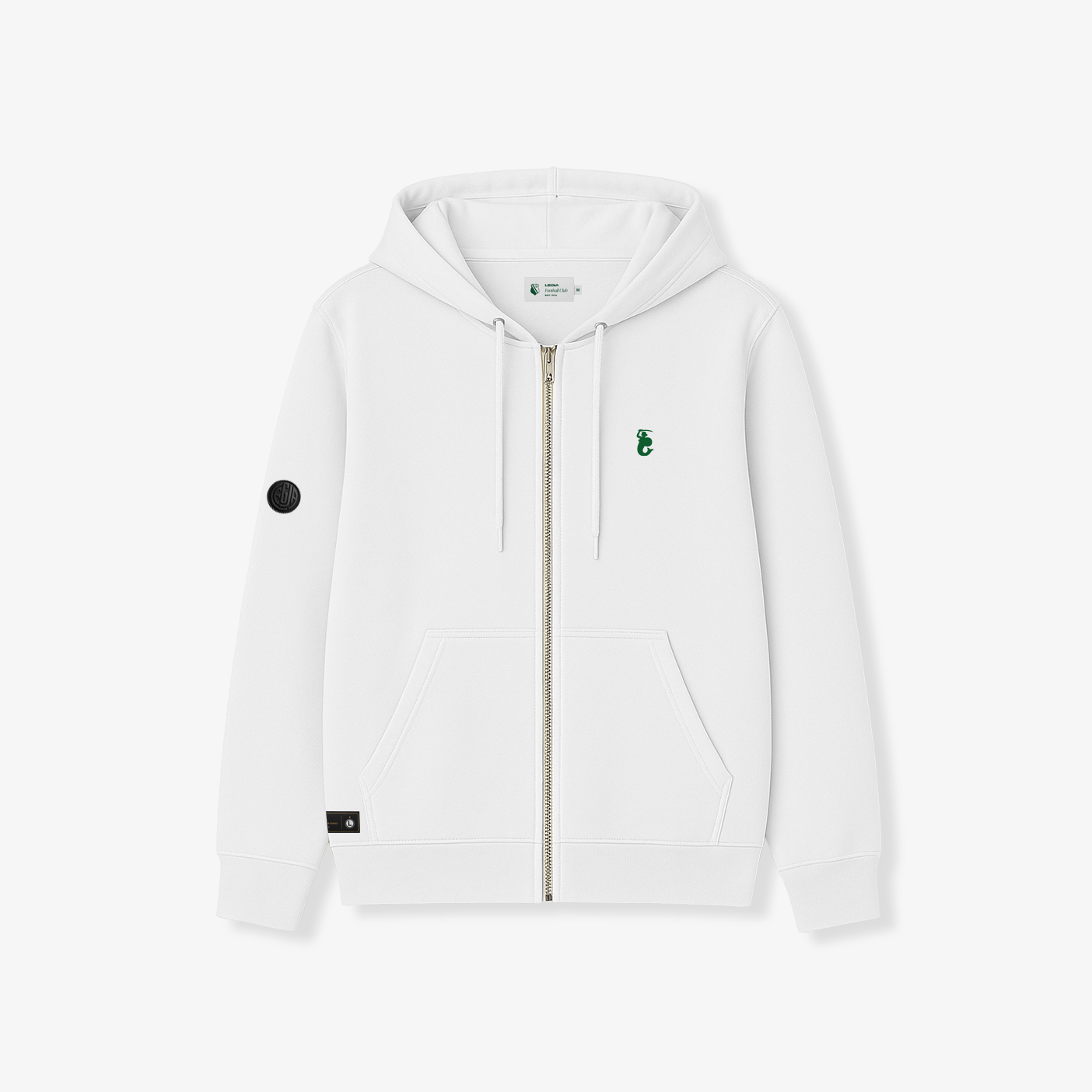 Biała bluza Football Club z Syrenką