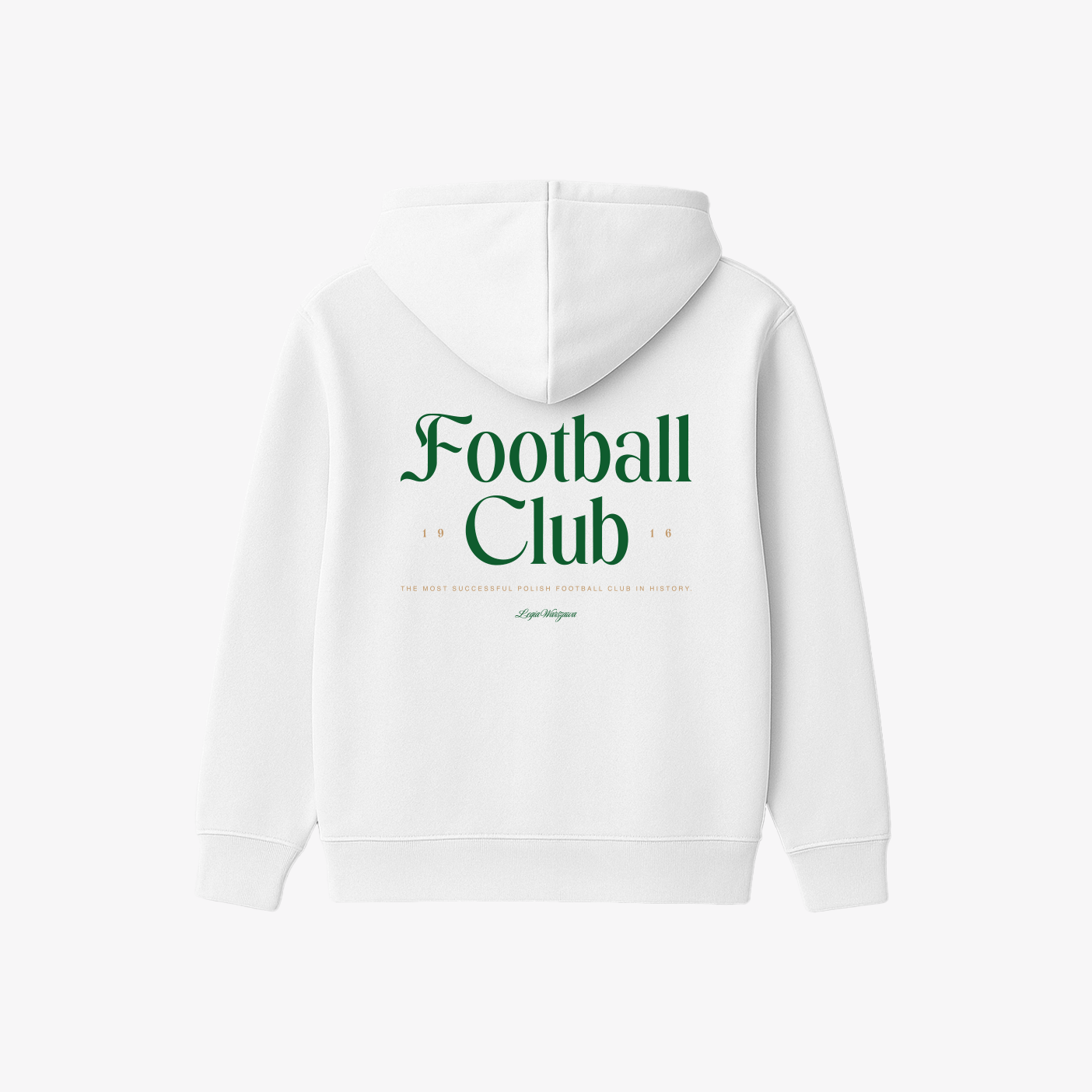 Biała bluza Football Club z Syrenką