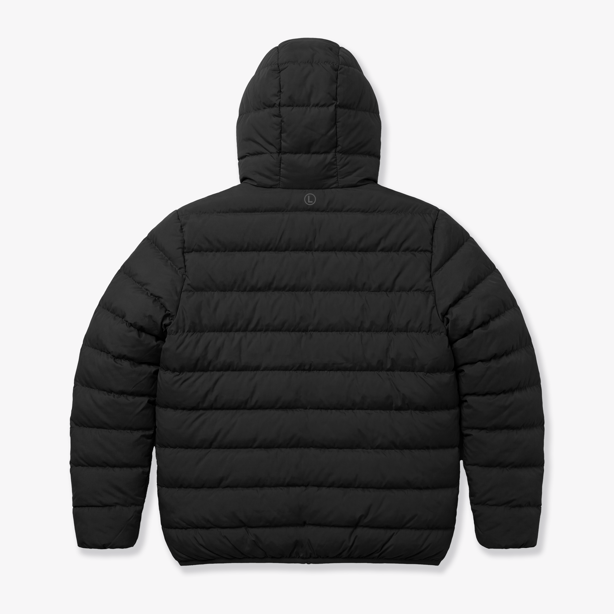 Czarna zimowa pikowana kurtka Syrenka Warsaw Football CLub