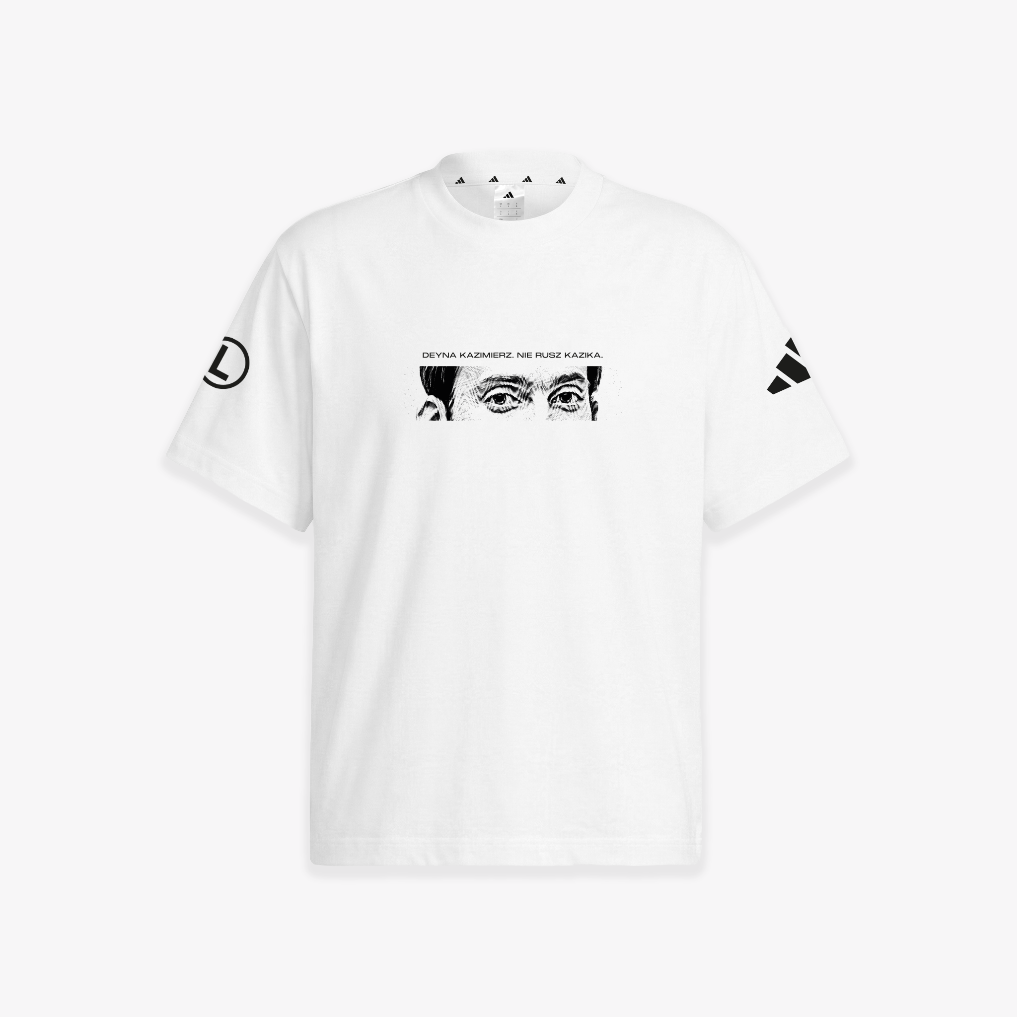 Biała Koszulka Adidas x Legia Legenda Deyna - JC9296