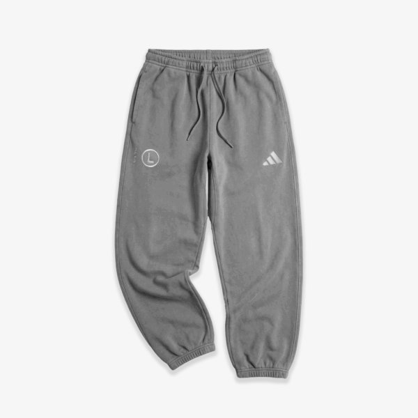 Szare Spodnie Dresowe Adidas x Legia Warsaw- JL6534