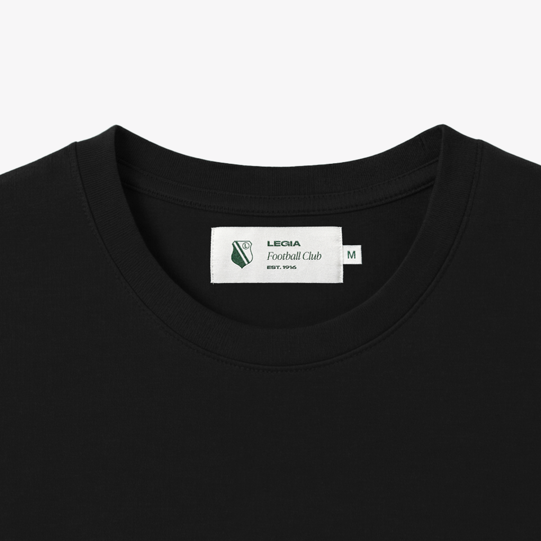 Czarna Koszulka Basic z Herbem – Mono Herb