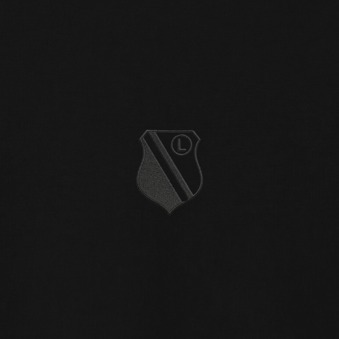 Czarna Bluza Rozpinana z Kapturem – Mono Herb