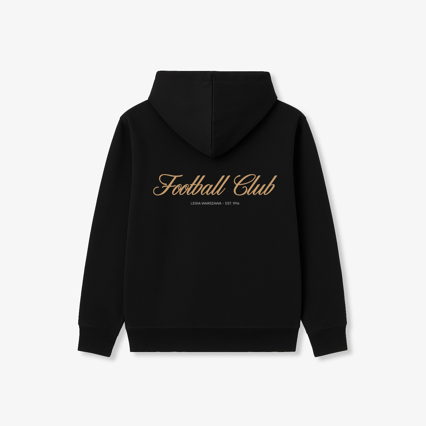 Czarna Bluza z Kapturem Football Club