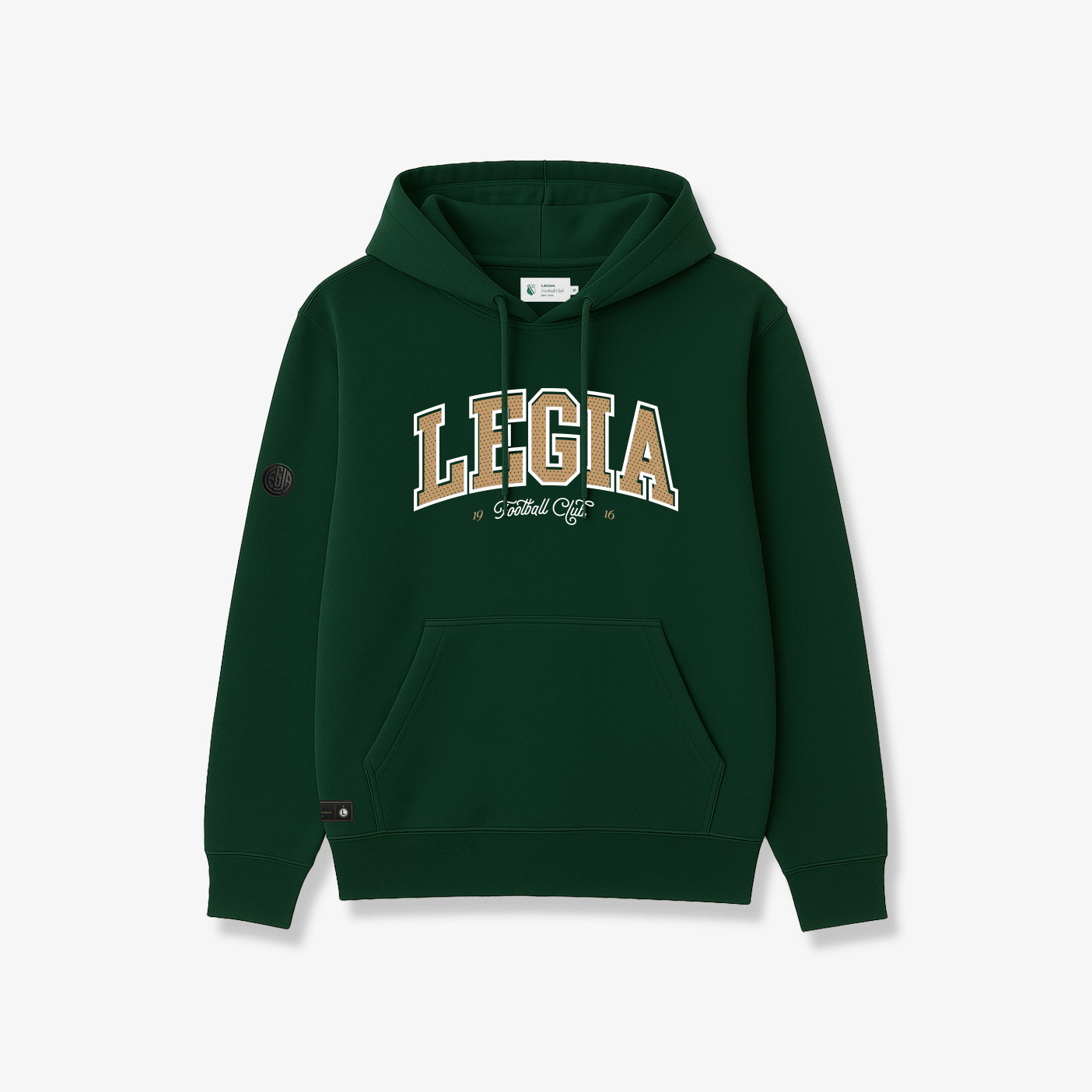 Zielona Bluza Hoodie Legia Warszawa