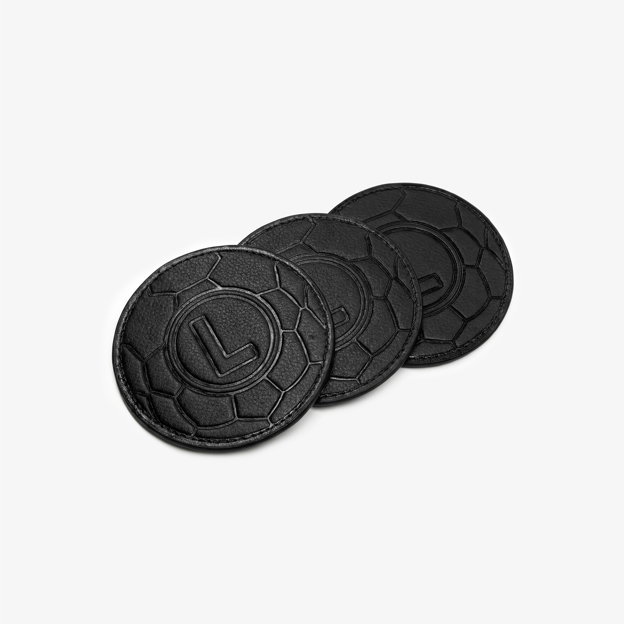 Skórzane podkładki pod kubek Herb Legia Warszawa