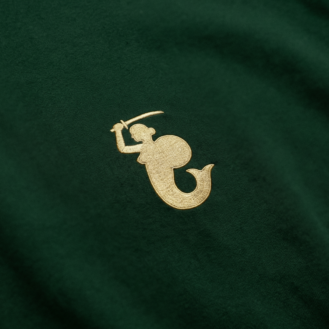 Longsleeve Rugby Polo Royal Green Syrenka