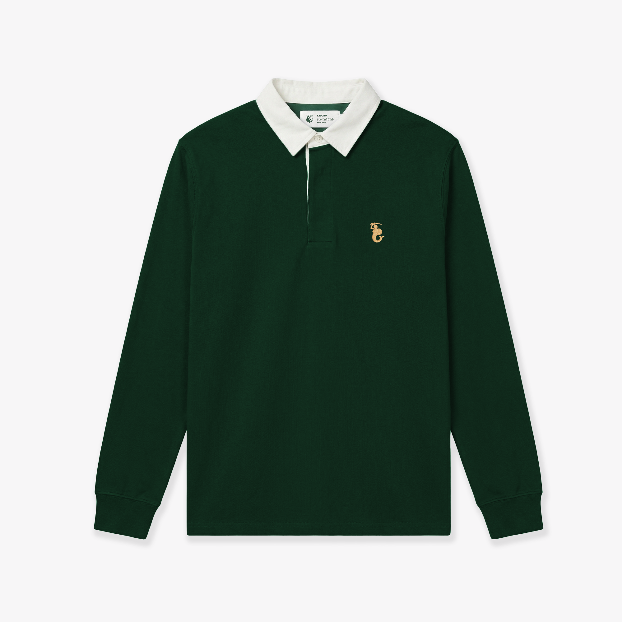 Longsleeve Rugby Polo Royal Green Syrenka