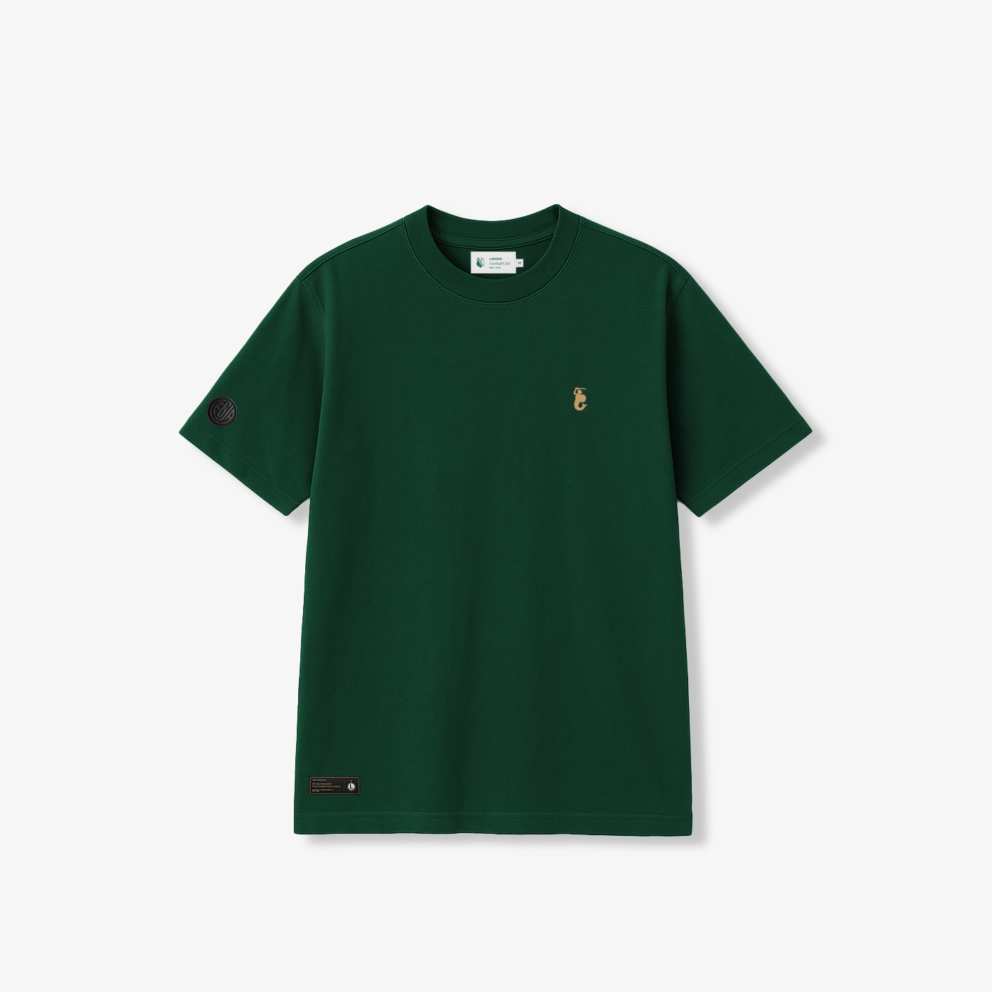 Zielona Koszulka Basic ze Złotą Syrenką Football Club