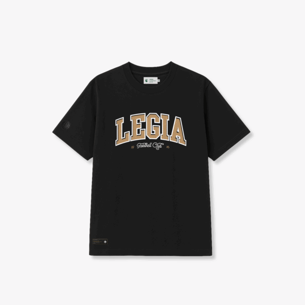 Czarna Koszulka Legia Warszawa