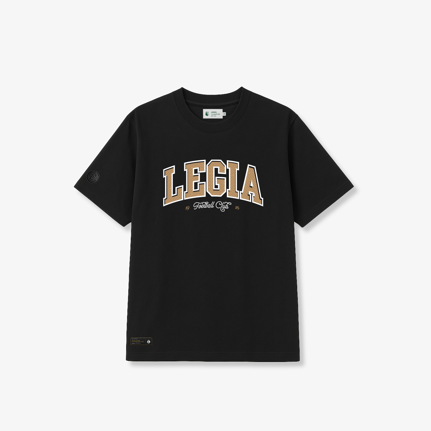 Czarna Koszulka Legia Warszawa