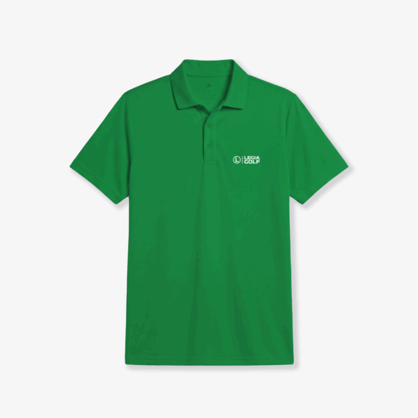 Zielona koszulka polo adidas Legia Golf Club - IU4445