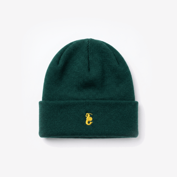 Zielona czapka zimowa z Syrenką unisex