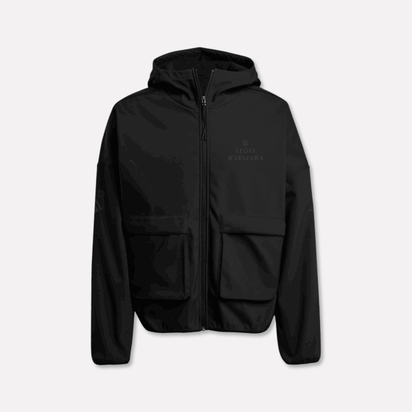 Czarna kurtka męska adidas Softshell Herb Legia Warszawa - JF3300