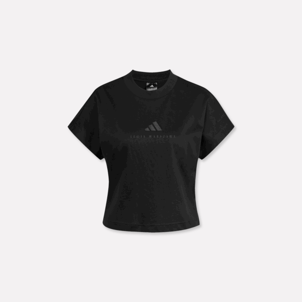 Czarna koszulka damska adidas Legia Warszawa 1916 - JJ1235