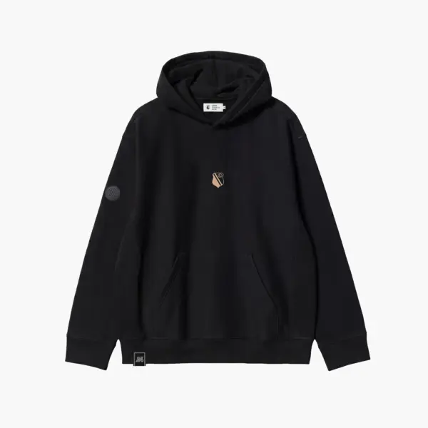 Czarna Bluza z Kapturem Circle Legia Warszawa 1916