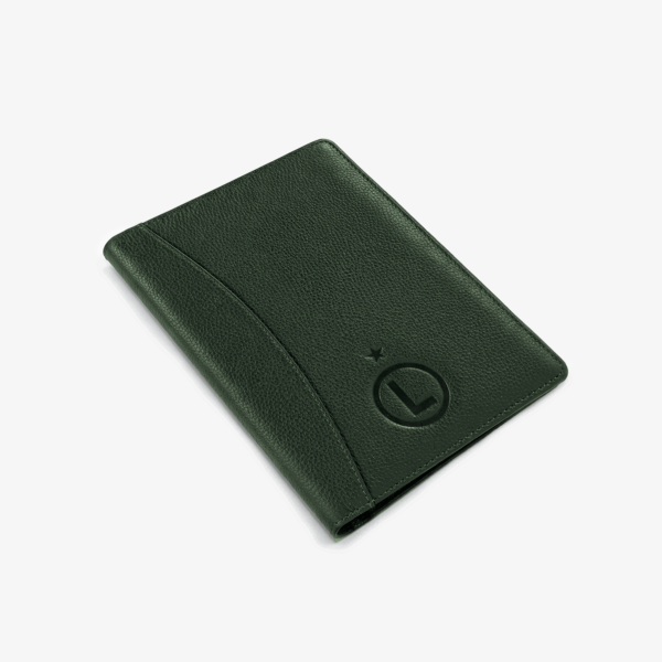 Zielony skórzany notes Legia Warszawa