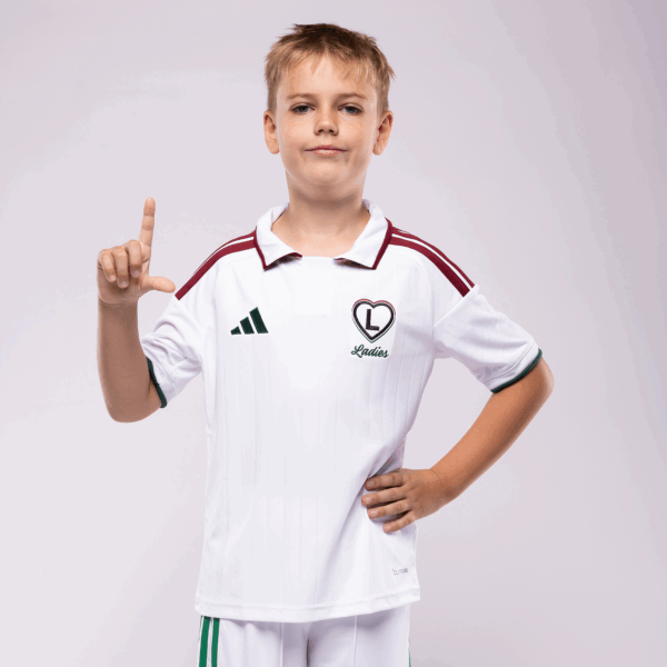 Dziecięca Koszulka adidas domowa Legia Ladies - KA6388