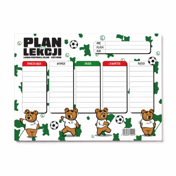 Plan Lekcji z Misiem Kazkiem - Legia Football Club