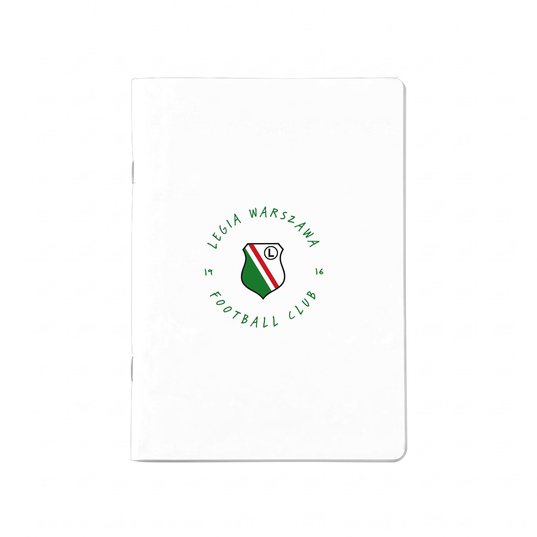 Zeszyt biały A5 w linie "Herb-Legia Warszawa" - 32 kartki